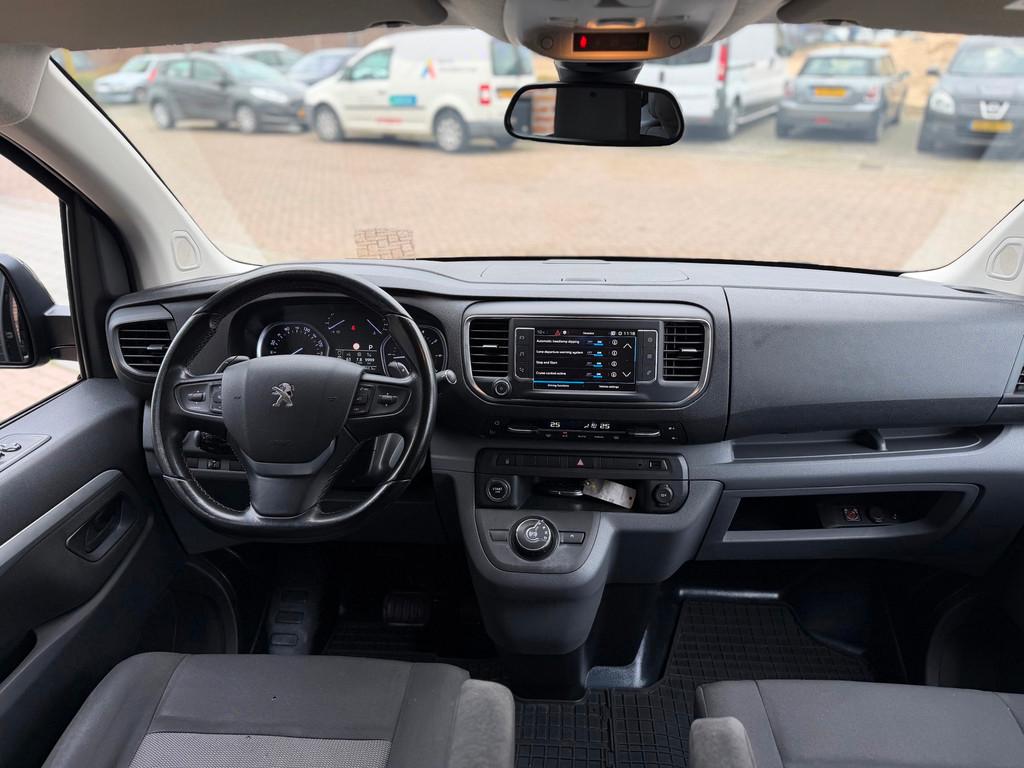 Peugeot Expert 231L 2.0 BlueHDI 177PK Automaat 180 LANG DC P, Stof, Gebruikt, Zwart, Origineel Nederlands