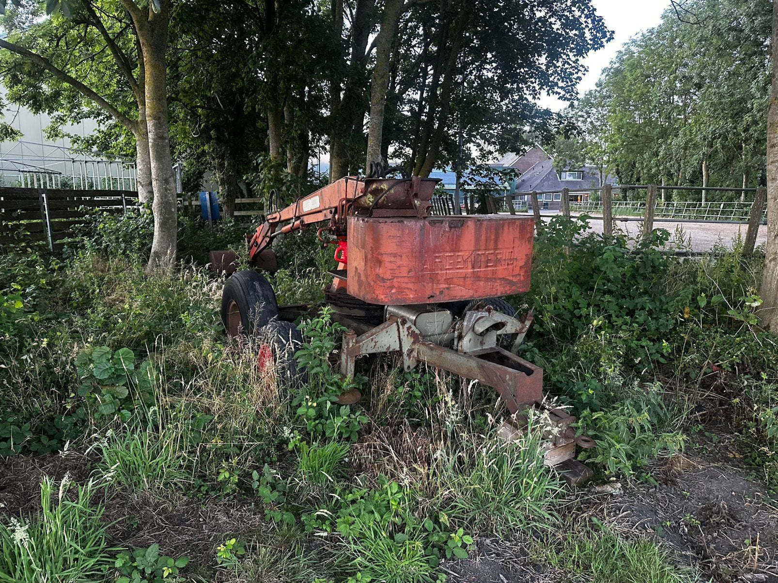 Argenterio getrokken kraan, Ophalen, Gebruikt