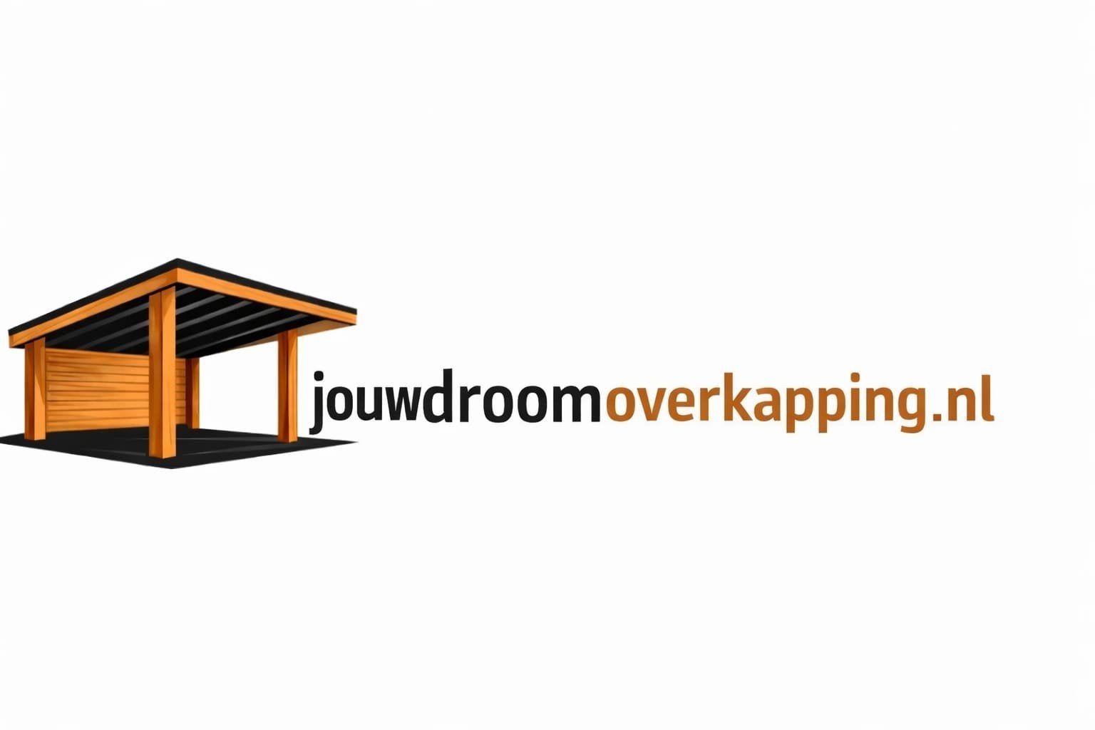 NIEUW! Zelfbouw Douglas overkapping, zwart en Douglas gecoat, Tuin en Terras, Ophalen of Verzenden, Nieuw, Veranda