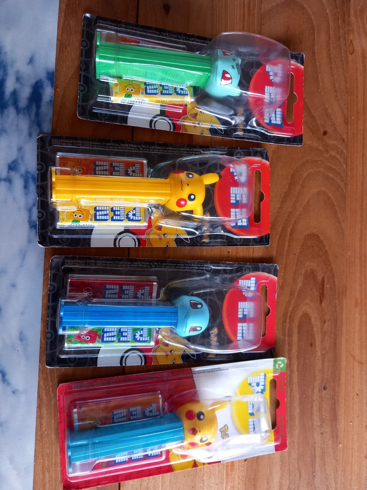 Pokemon PEZ Dispensers - Pikachu, Bulbasaur, Squirtle, Verzamelen, Ophalen of Verzenden, Nieuw