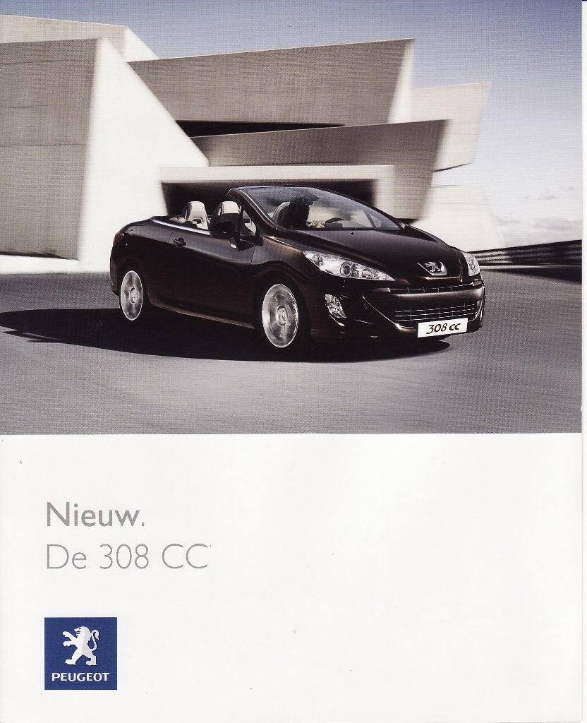 Peugeot 308 CC, maart 2009, Ophalen of Verzenden, Zo goed als nieuw, Peugeot