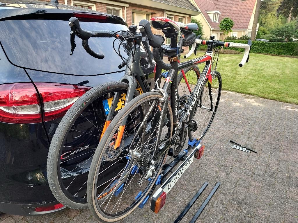 TACX Compact Model T2430 fietsendrager voor op de trekhaak, Auto diversen, Ophalen, Gebruikt, 2 fietsen, Trekhaakdrager