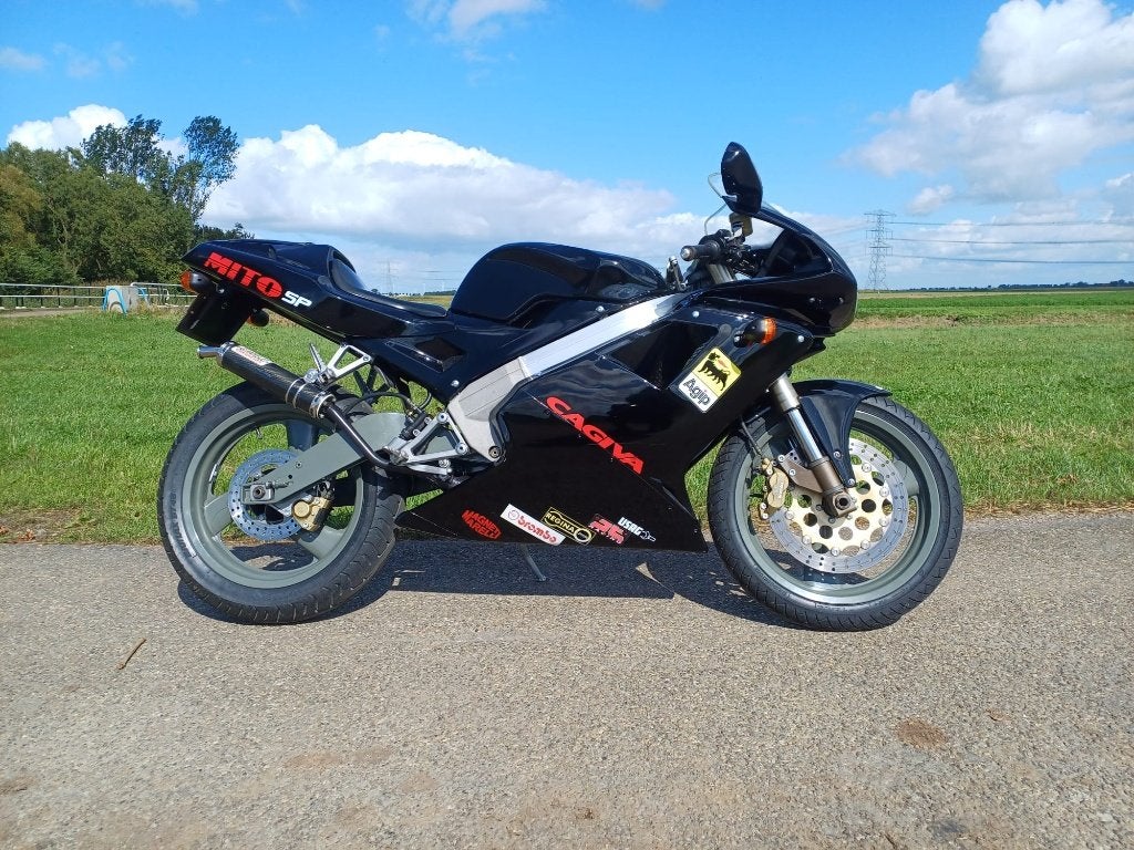 Cagiva Mito 125 met SP motorblok, Motoren, Super Sport, Handgeschakeld, 1 cilinder, 12 t/m 35 kW