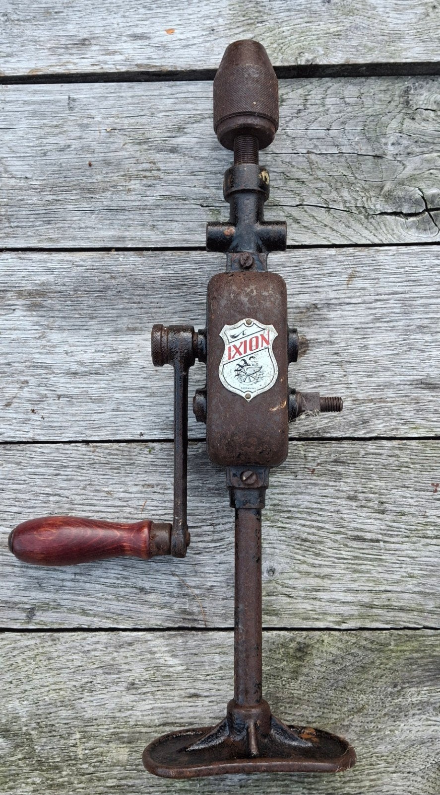 Foto 2 van Vintage Ixion Handboormachine - Jaren '20/'30 Duits