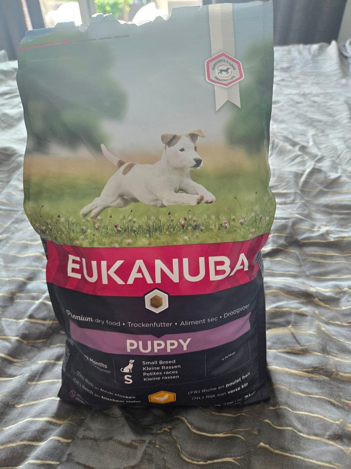 Eukanuba puppy, Ophalen, Hond