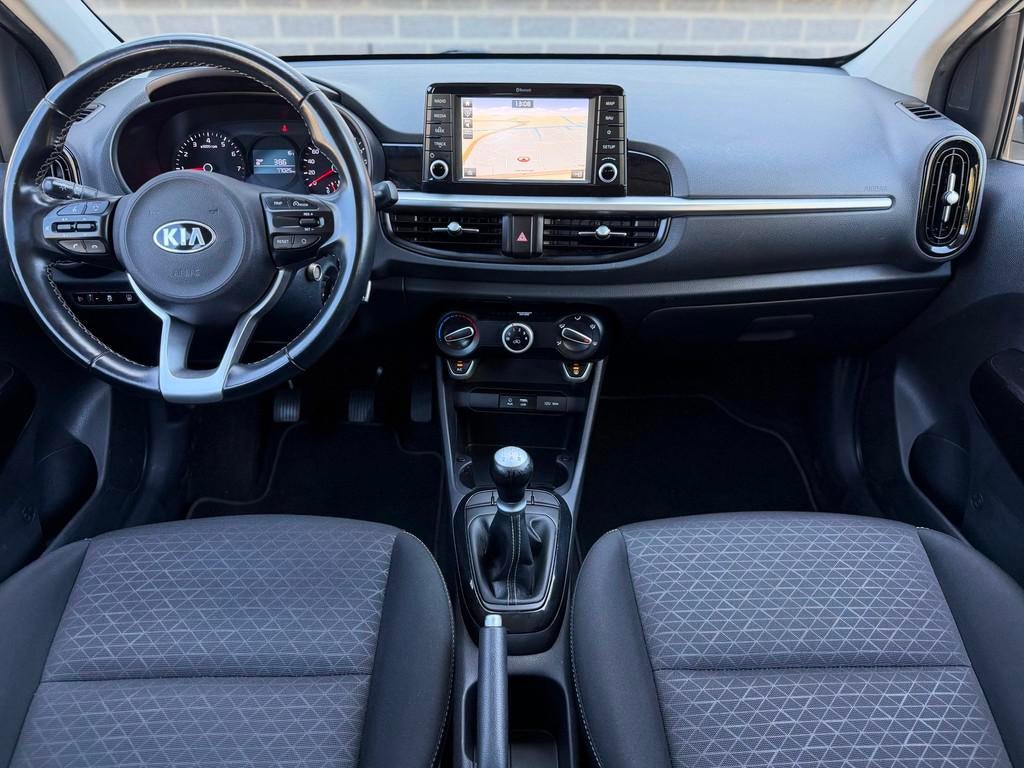 Kia Picanto 1.0 CVVT DynamicLine |Navi|Camera|PDC|CruiseCtrl, Auto's, Kia, Voorwielaandrijving, Stof, Gebruikt, Origineel Nederlands