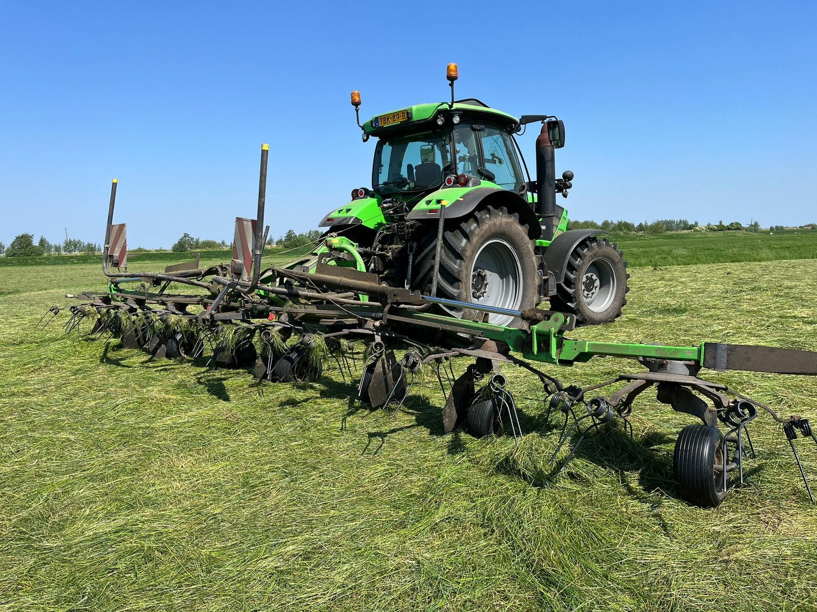 Deutz schudder, Ophalen, Weidebouw