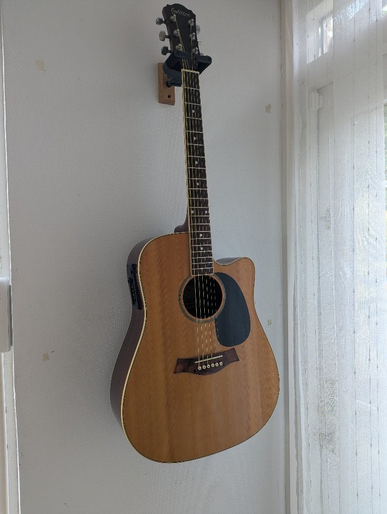 Eagletone Western gitaar met elektronica / preamp, Ophalen, Gebruikt, Western- of Steelstringgitaar, Met (piezo-)element
