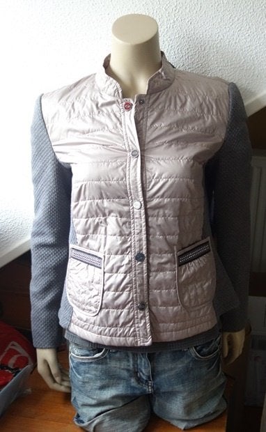 Beige/grijs jasje van  maat 40 Gerry Weber, Kleding | Dames, Beige, Ophalen of Verzenden, Jasje, Gedragen