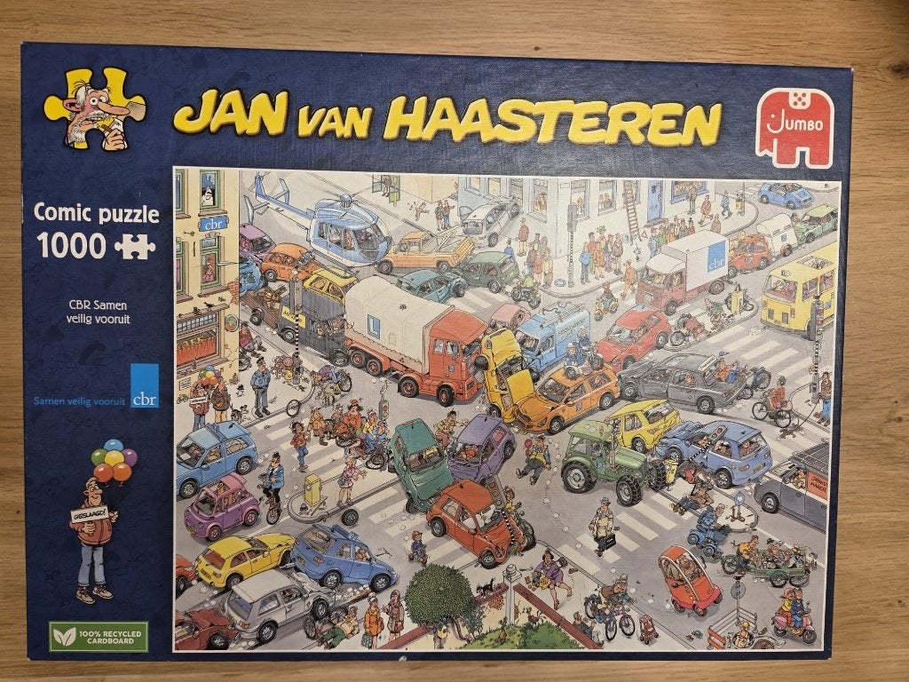 Jan van Haasteren CBR, Ophalen of Verzenden, 500 t/m 1500 stukjes, Zo goed als nieuw, Legpuzzel