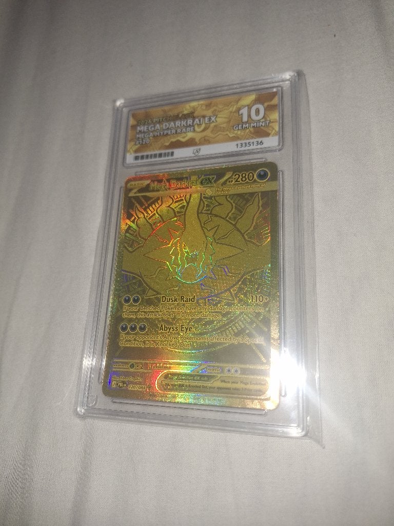 Mega Darkrai ex #120/84 Mega Hyper Rare ACE 10, Ophalen, Nieuw, Losse kaart