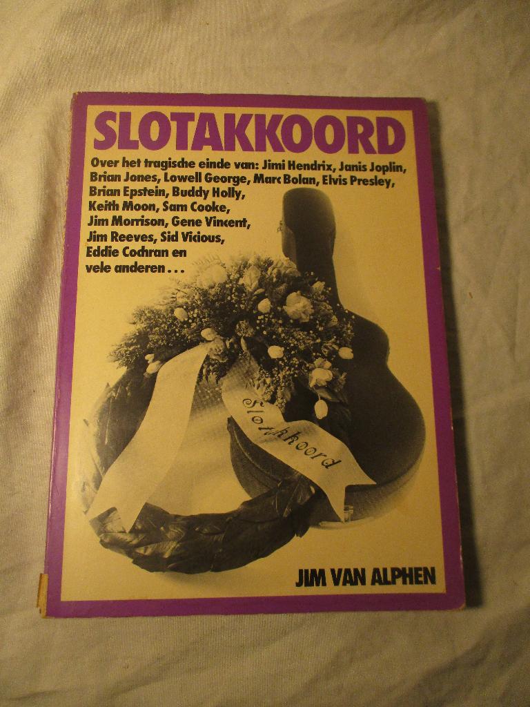 boekje slotakkoord muziek artiesten jaren 60 gaan dood, Verzamelen, Ophalen of Verzenden, Gebruikt, Boek, Tijdschrift of Artikel