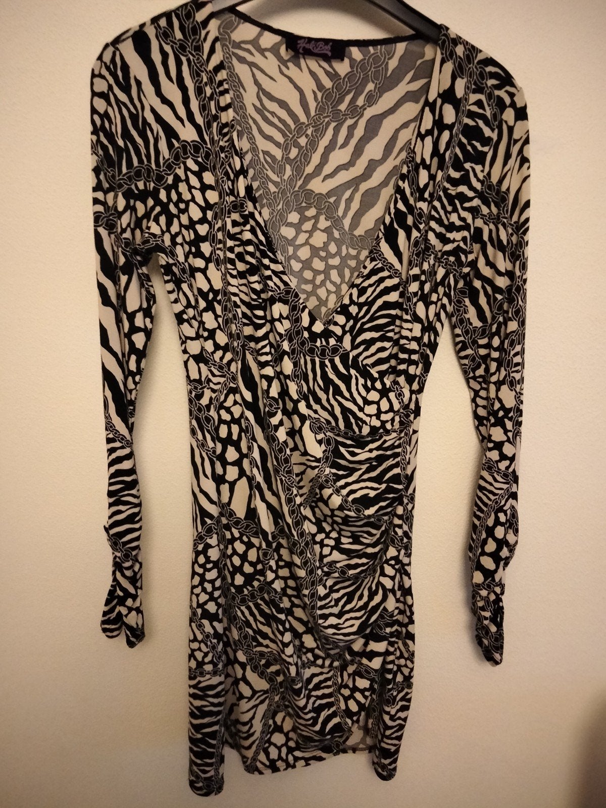 Hale Bob jurk exclusief zwart wit mt. S, Verzenden, Zwart, Zo goed als nieuw, Maat 36 (S)