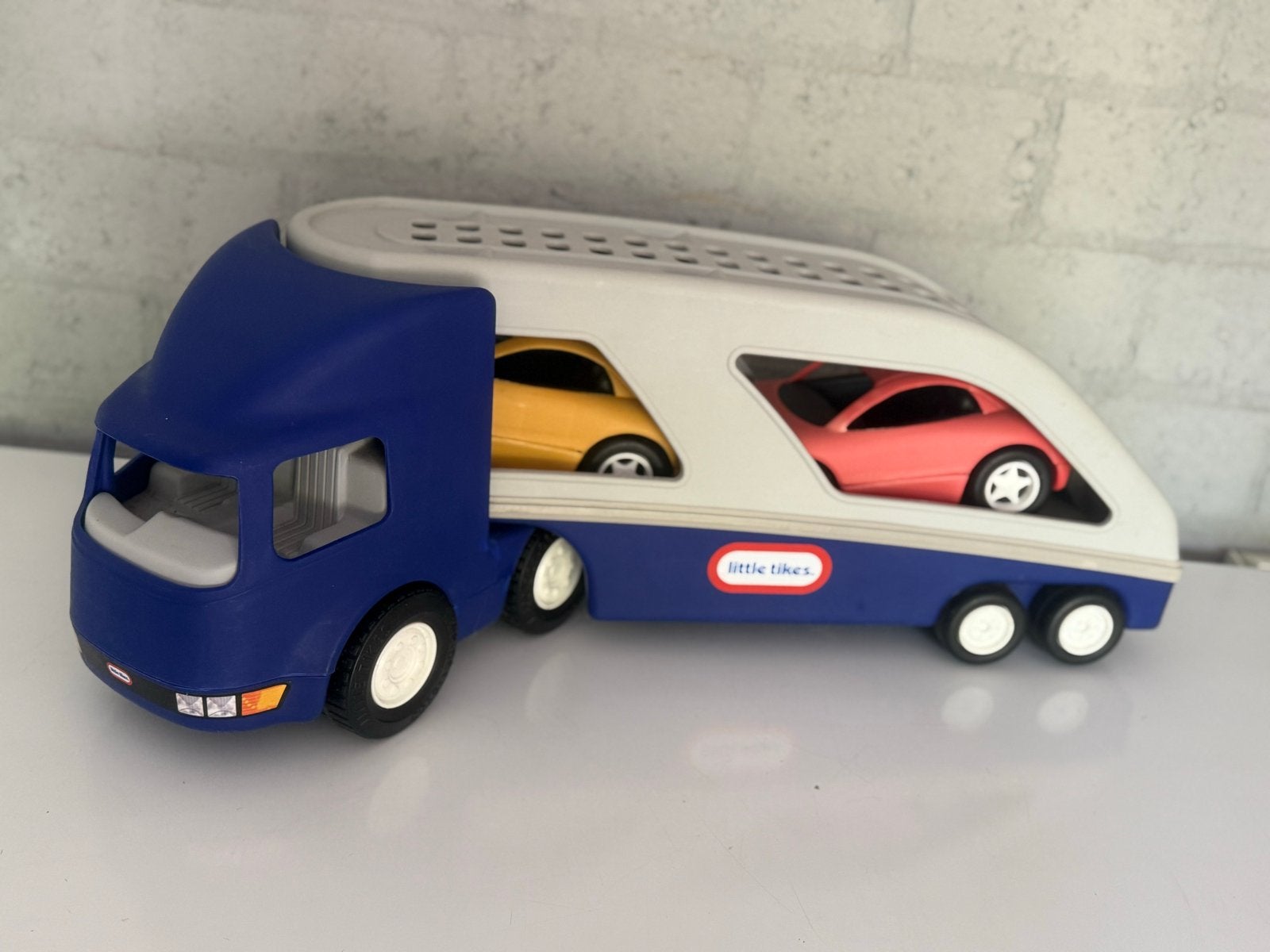 Little Tikes vrachtwagen met auto's, Ophalen, Gebruikt