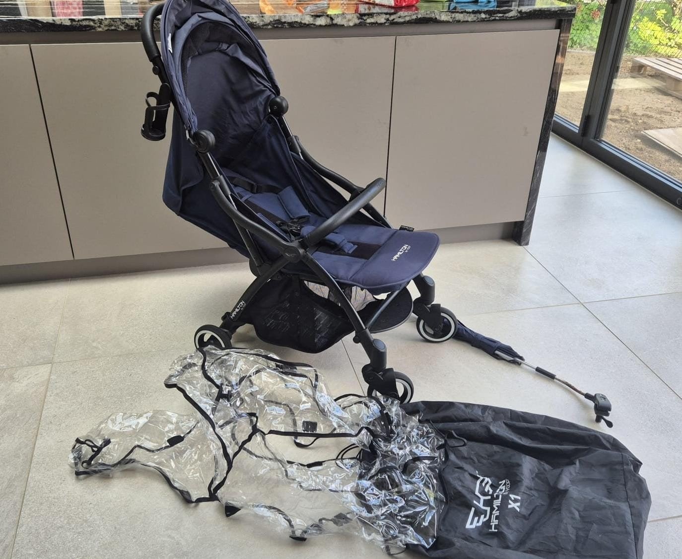 Hamilton Buggy Kinderwagen- Nette staat, compleet met extra', Kinderen en Baby's, Ophalen, Zo goed als nieuw, Regenhoes