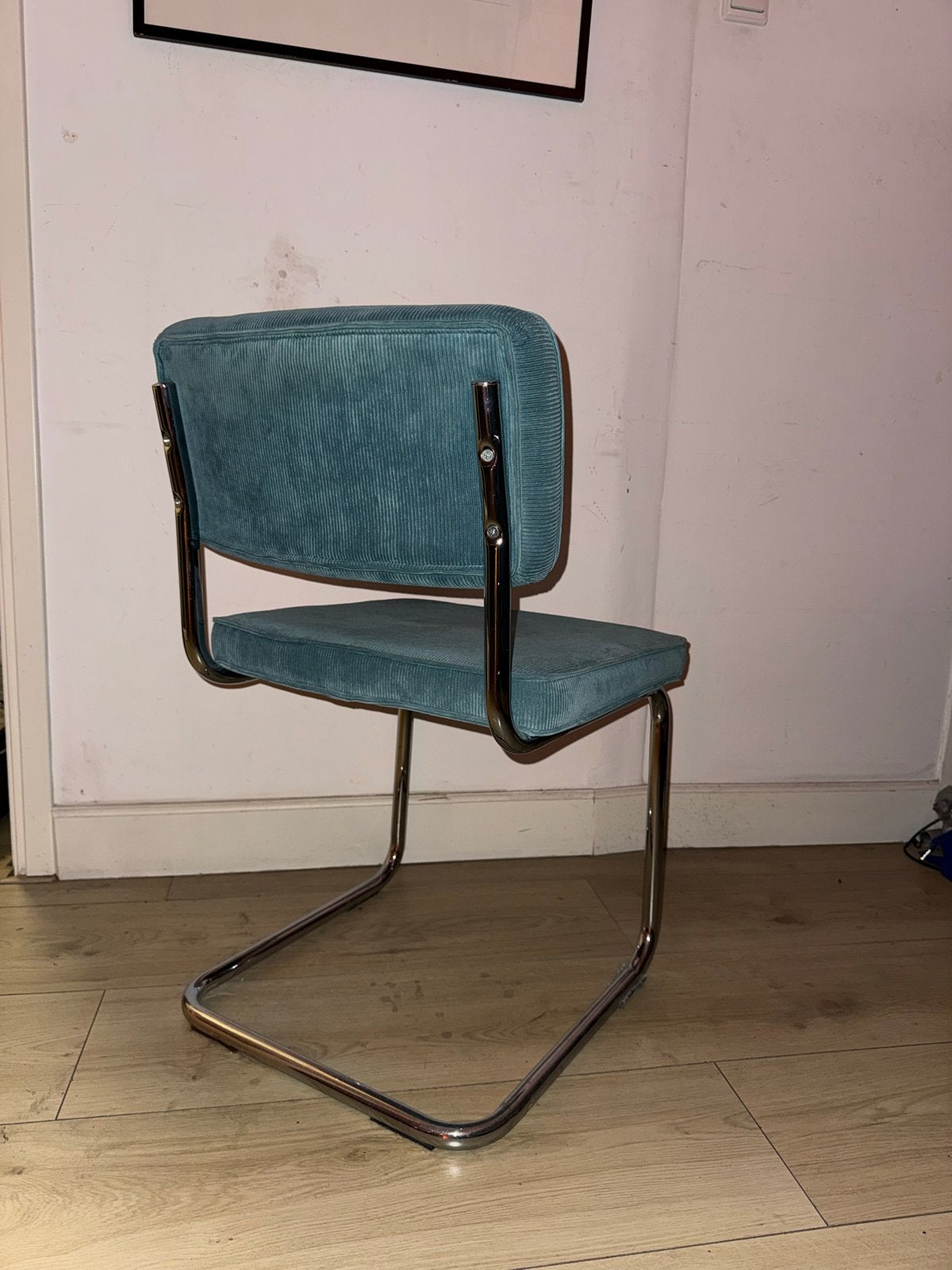 Mid-century Marcel Breuer geïnspireerde stoel, Gebruikt, Overige kleuren, Ophalen of Verzenden, Metaal