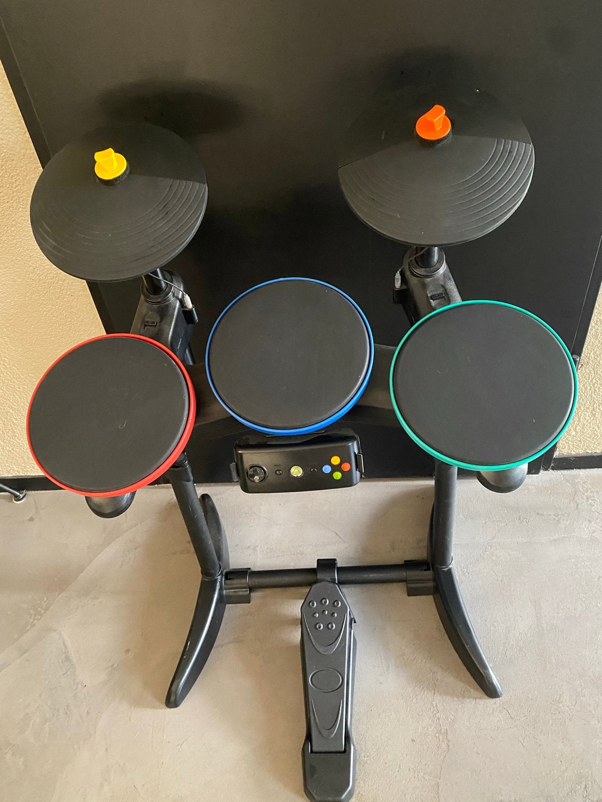 Drumstel voor Xbox 360 - Compleet met pedaal, Spelcomputers en Games, Ophalen, Gebruikt, Gitaar, Drumstel of Dj-set, Xbox 360