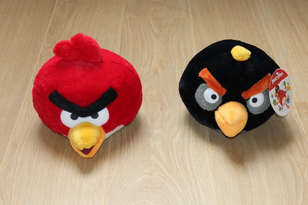 Angry Birds Knuffels Bomb(ardement) en Red ca. 15 cm NIEUW, Overige typen, Nieuw, Ophalen of Verzenden, Angry Birds