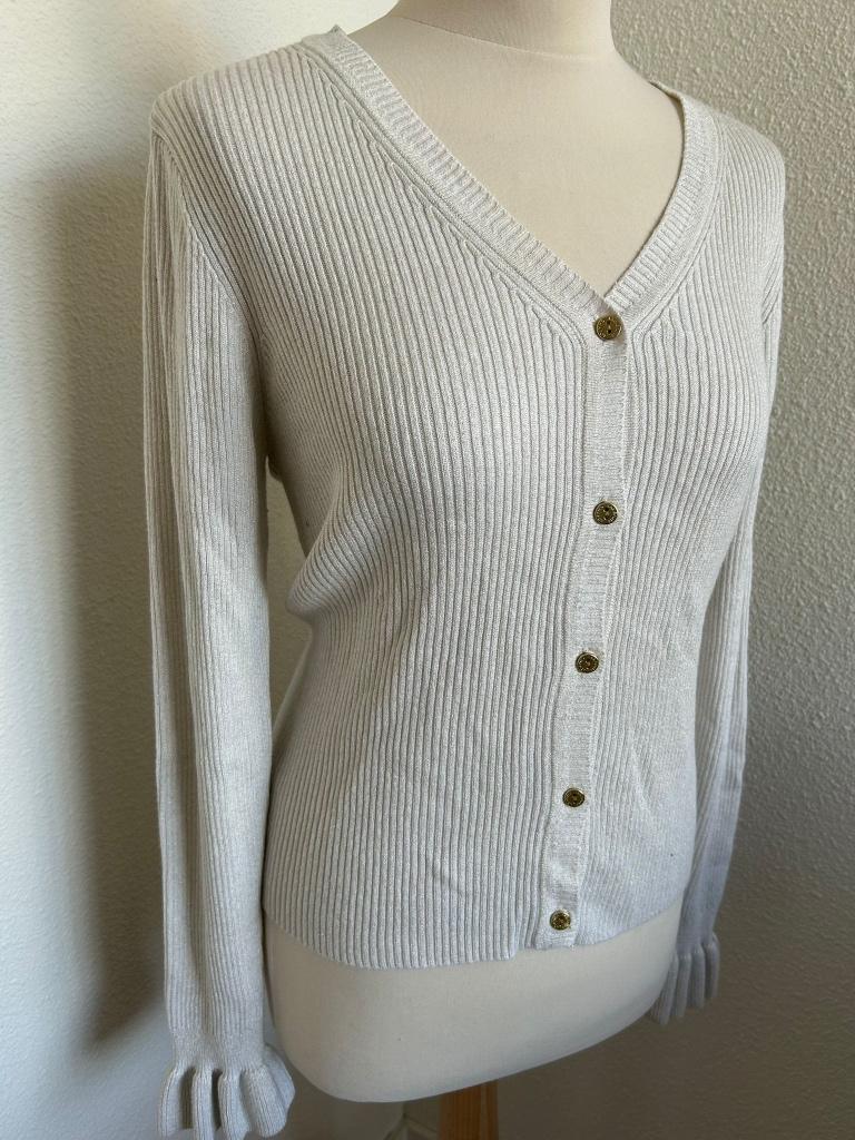 Fabienne Chapot maat L Simone cardigan vest 407, Kleding | Dames, Beige, Maat 42/44 (L), Ophalen of Verzenden, Zo goed als nieuw
