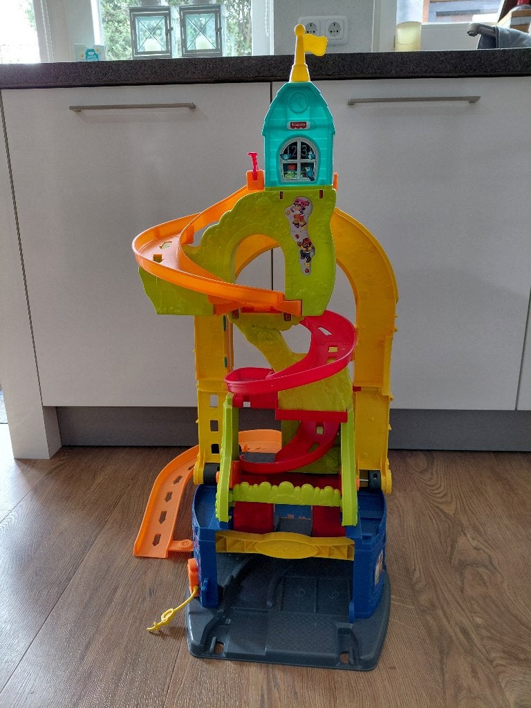 Fisher Price zit/ sta garage, Ophalen, Zo goed als nieuw, Speelset