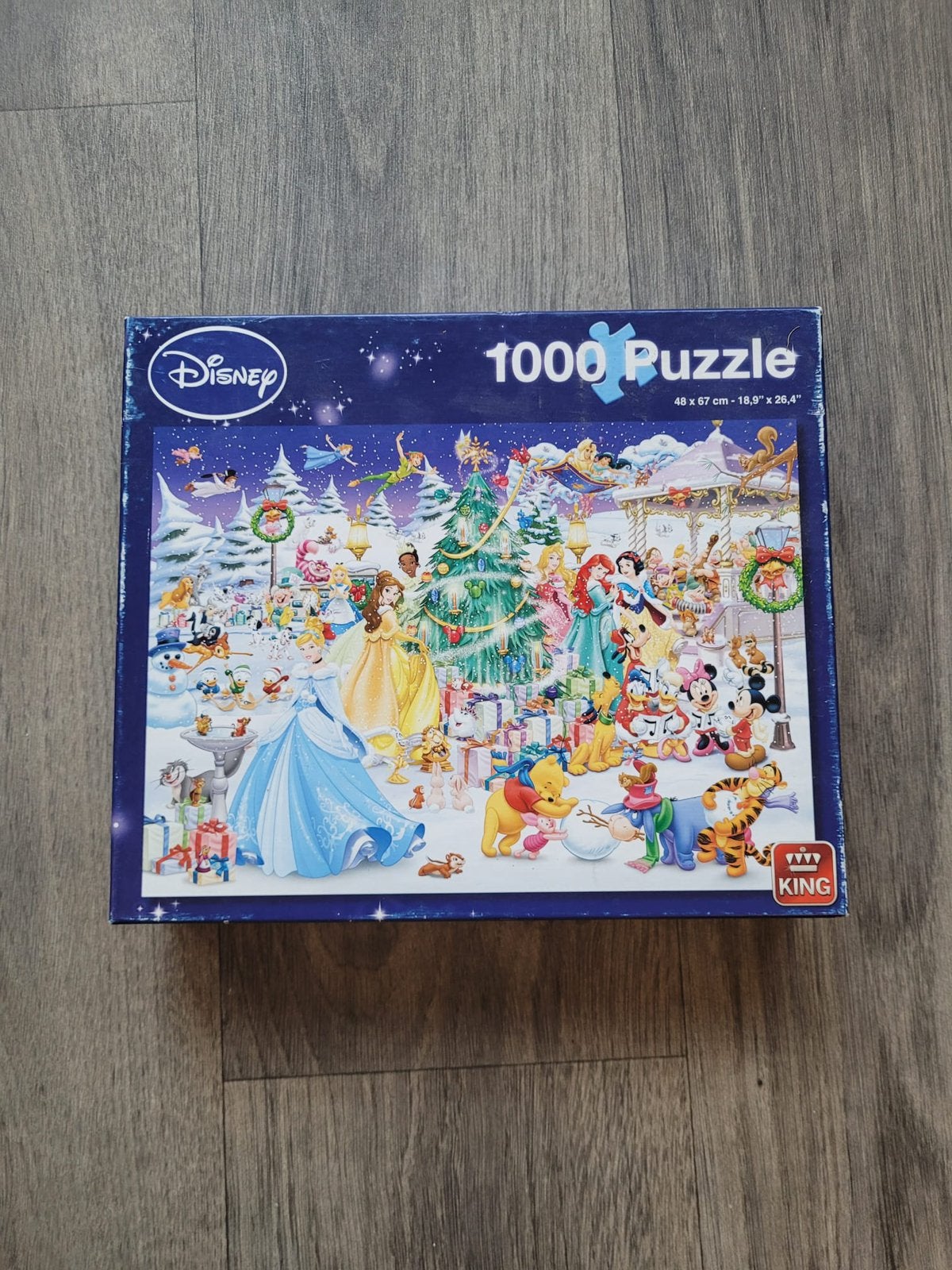 Disney kerst puzzel 1000 stukjes, Ophalen, 500 t/m 1500 stukjes, Zo goed als nieuw
