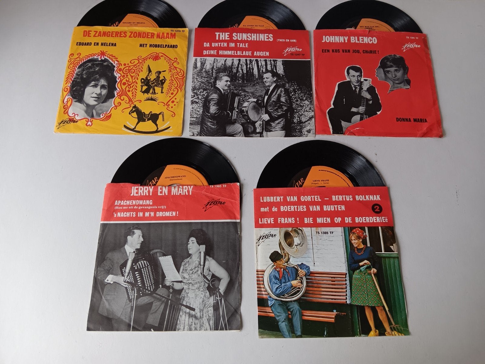 telstar singles, Ophalen of Verzenden, Gebruikt, Nederlandstalig