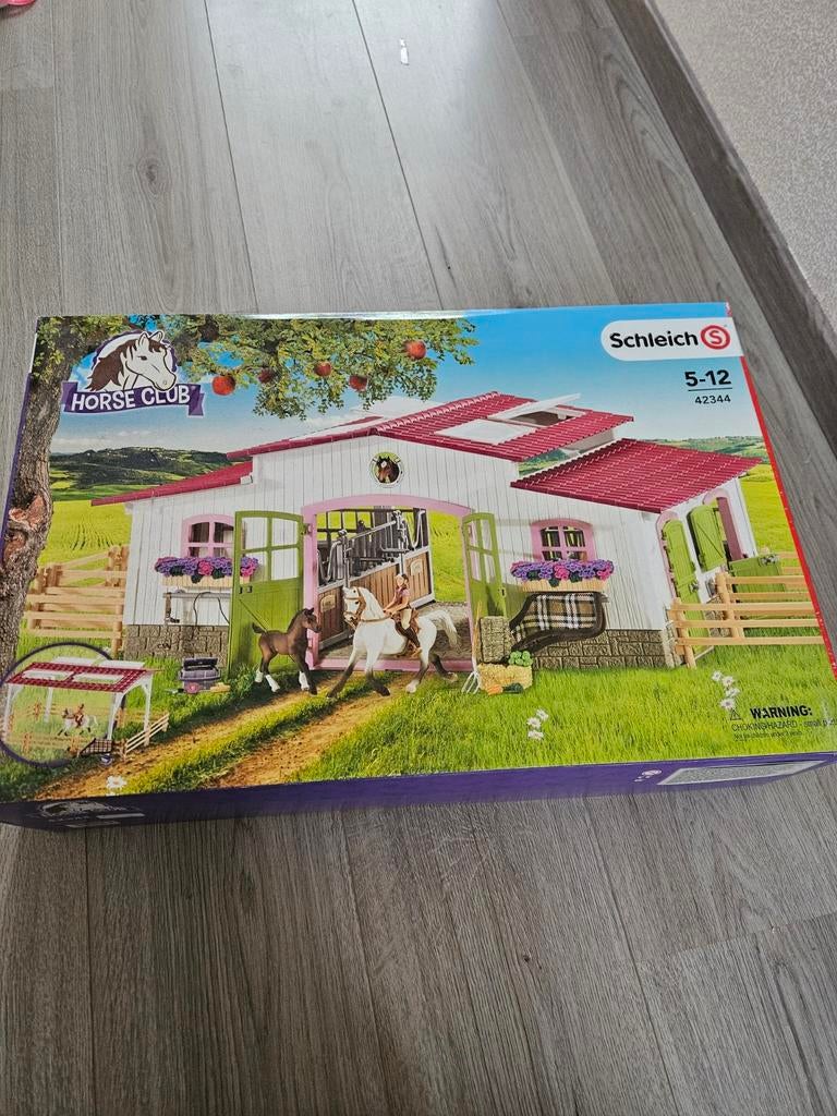 Schleich Horse club stal 42344, Ophalen of Verzenden, Zo goed als nieuw, Jongen of Meisje