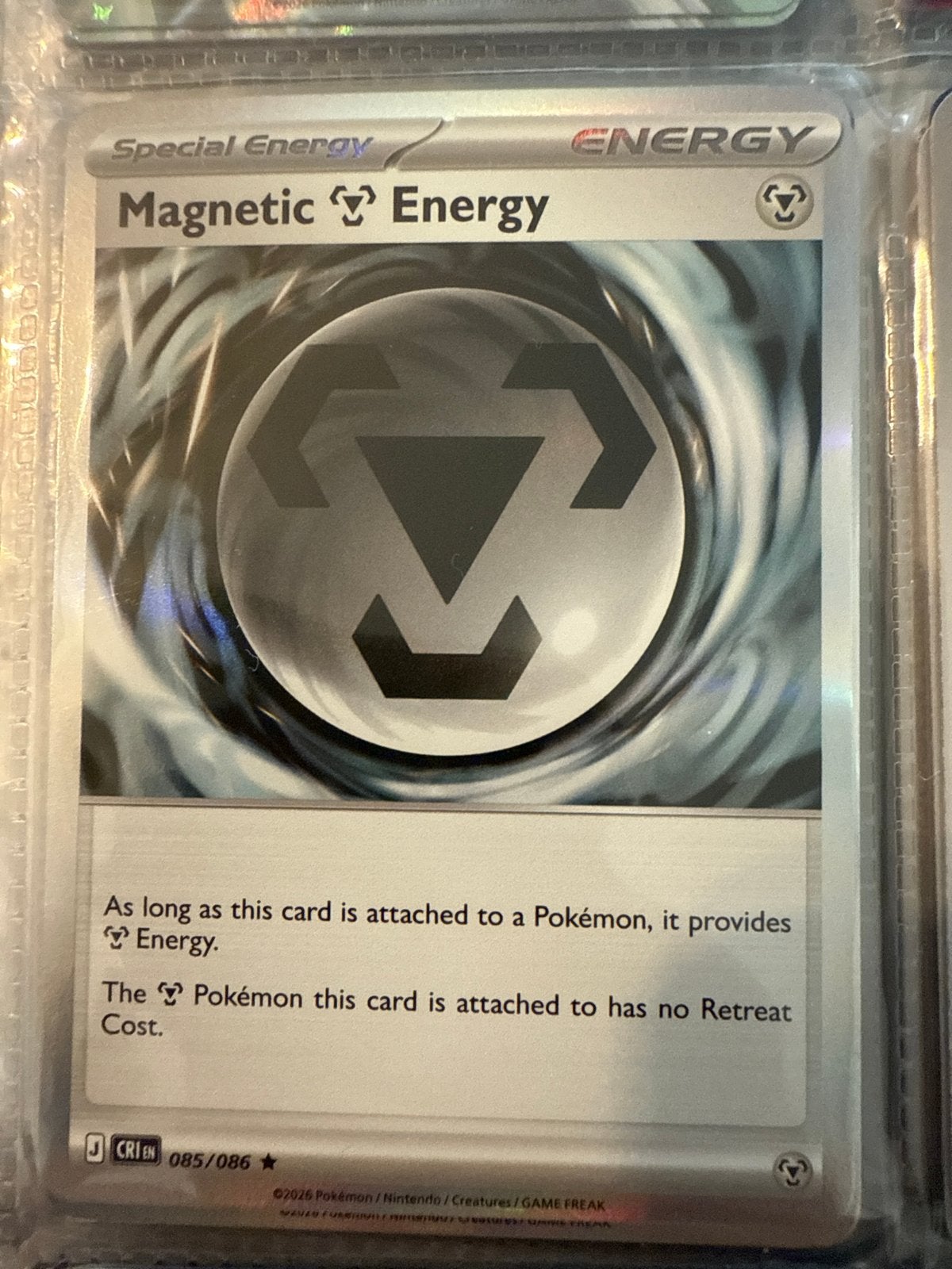 Pokémon TCG Magnetic Energy Special Energy Kaart 085/086, Ophalen of Verzenden, Zo goed als nieuw, Losse kaart