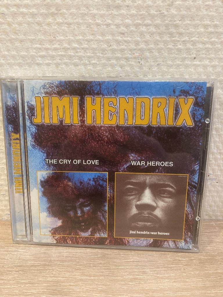 Jimi Hendrix the cry of love + war heroes CD, Ophalen of Verzenden, Zo goed als nieuw, Poprock