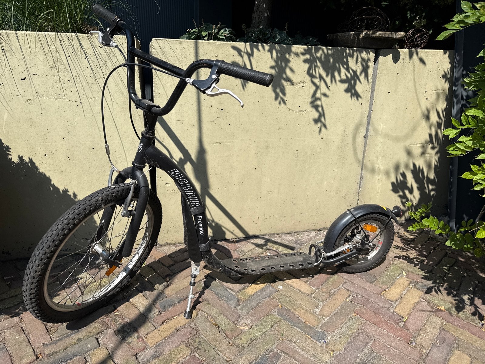 Stevige step met grote wielen - Ideaal voor avontuur!, Fietsen en Brommers, Steps, Ophalen, Gebruikt, Gewone step