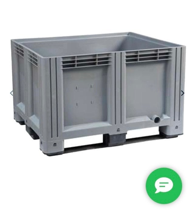Pallet box plastic, Ophalen, 100 cm of meer, 60 cm of meer, Bak of Kist
