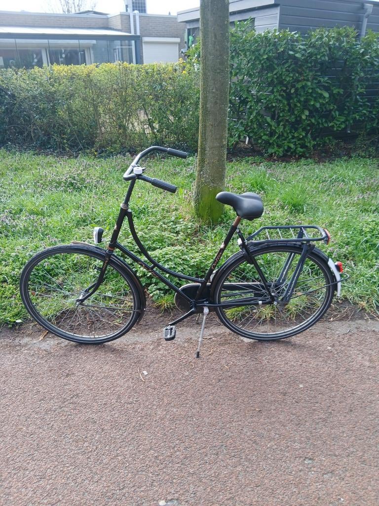 Omafiets met terugtraprem 28inc, Fietsen en Brommers, Fietsen | Dames | Omafietsen, 53 tot 56 cm, Ophalen, Gebruikt