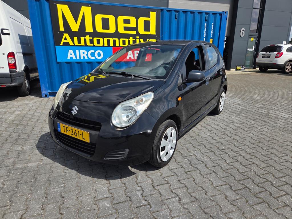 Suzuki Alto 1.0 2009 Zwart, Auto's, Suzuki, Voorwielaandrijving, 200 kg, 4 stoelen, Bedrijf