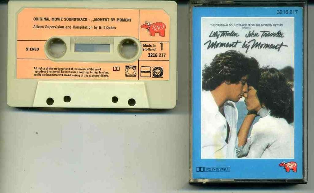 Moment By Moment Original Movie Soundtrack 12 nrs cassette, Cd's en Dvd's, Cassettebandjes, Filmmuziek en Soundtracks, 1 bandje