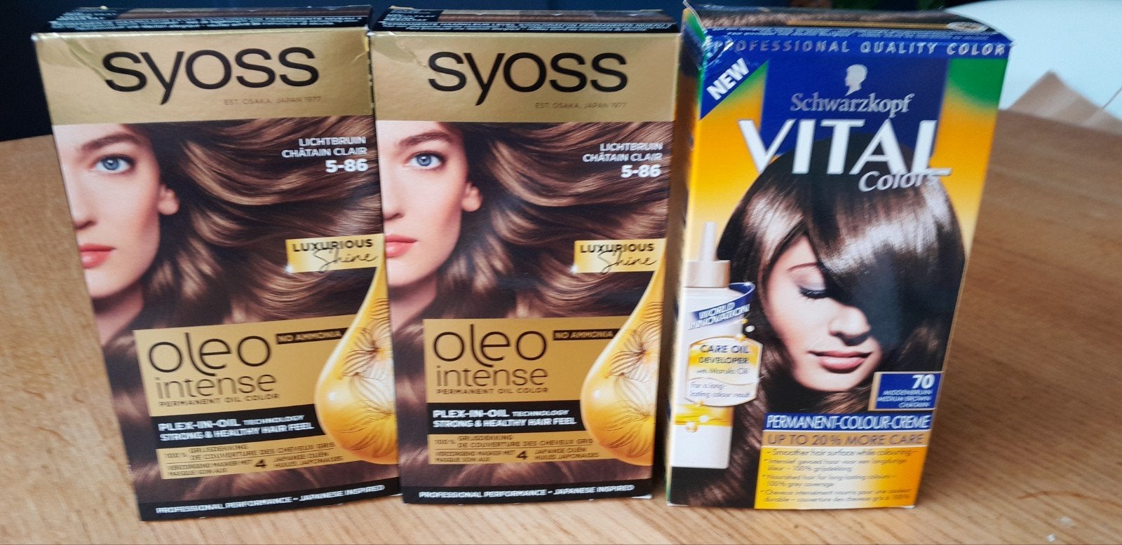 Syoss haarkleuring lichtbruin (5-86), Ophalen of Verzenden, Nieuw, Overige typen