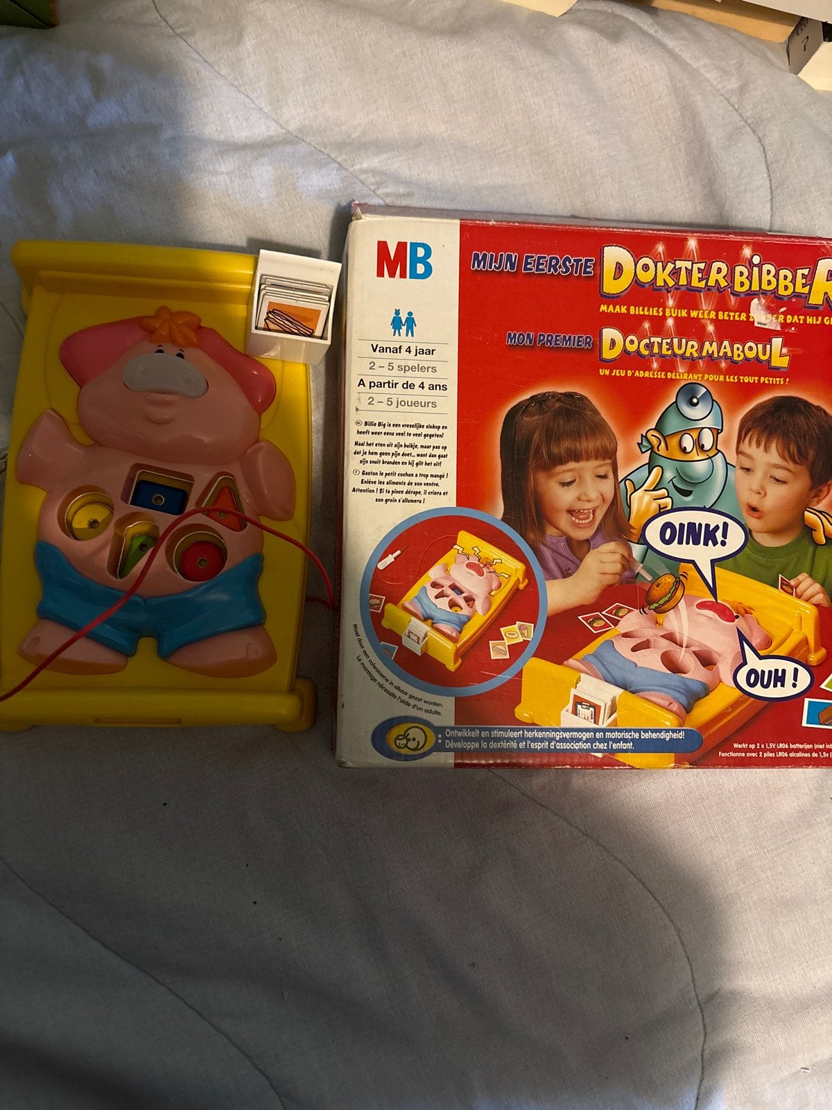 Mijn Eerste Dokter Bibber - MB Spel, Ophalen of Verzenden, Gebruikt, Jongen of Meisje