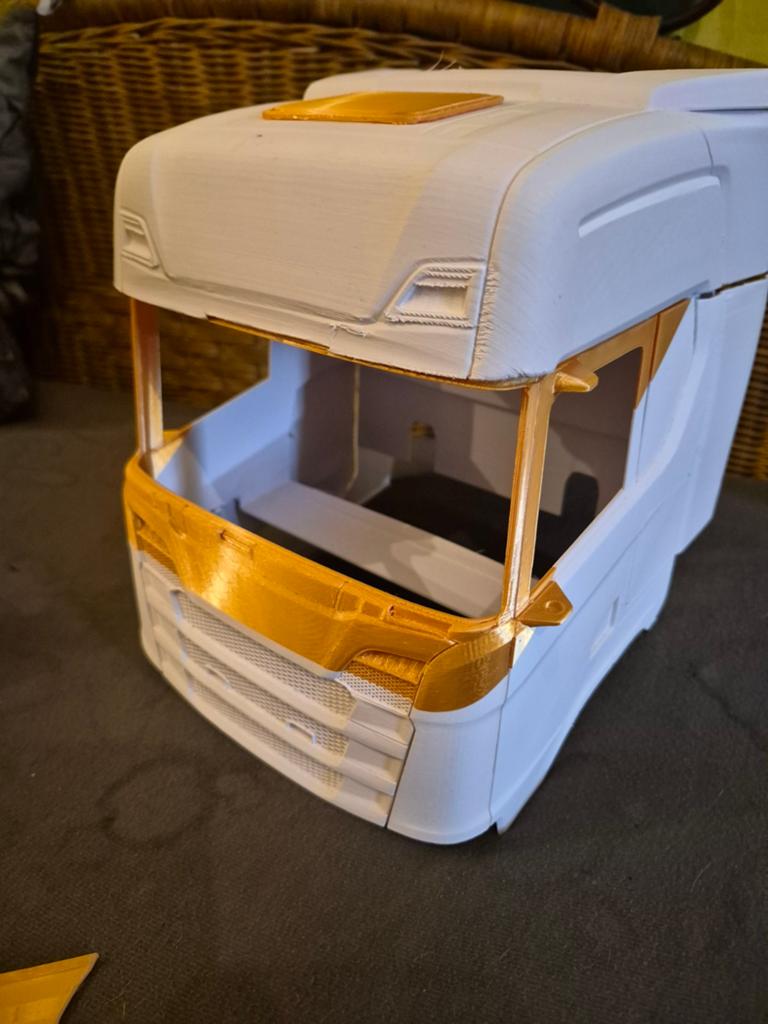 3d print scania next gen cabine tamiya, Ophalen of Verzenden, Nieuw, Onderdeel