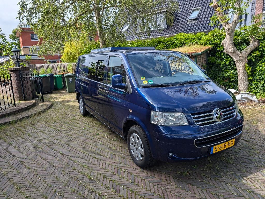 VW T5 Camper 2009 | 2.0 TDI Euro 5 Professioneel ingebouwd, Caravans en Kamperen, Campers, Hefdak, Volkswagen, Watertank (Afval)