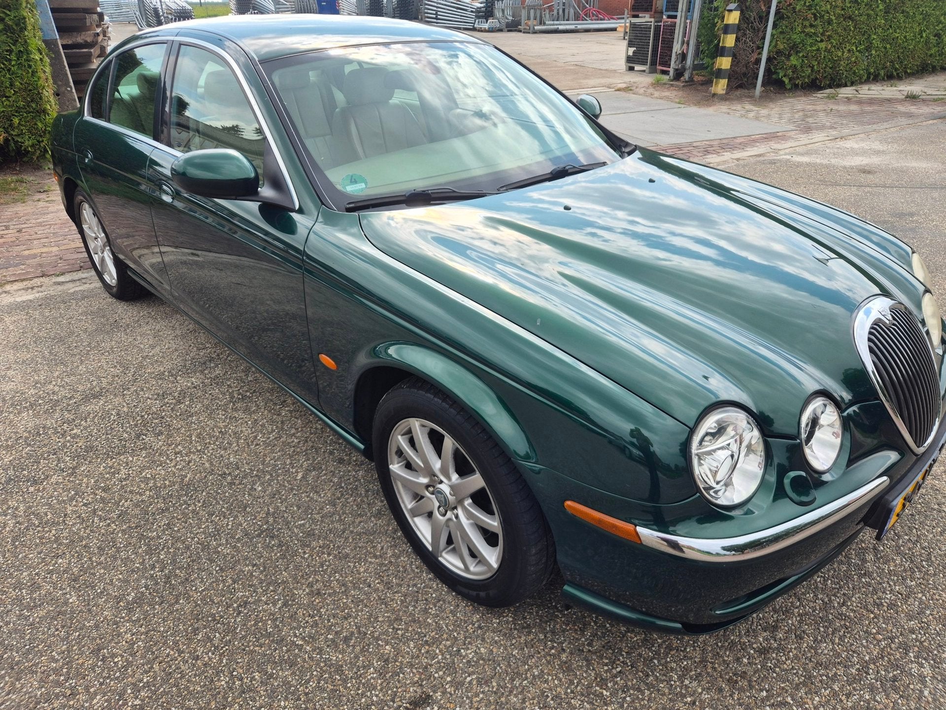 Jaguar S-type 2.5 V6 trekhaak,xenon,leer NETTE AUTO!, Automaat, Achterwielaandrijving, Gebruikt, Beige