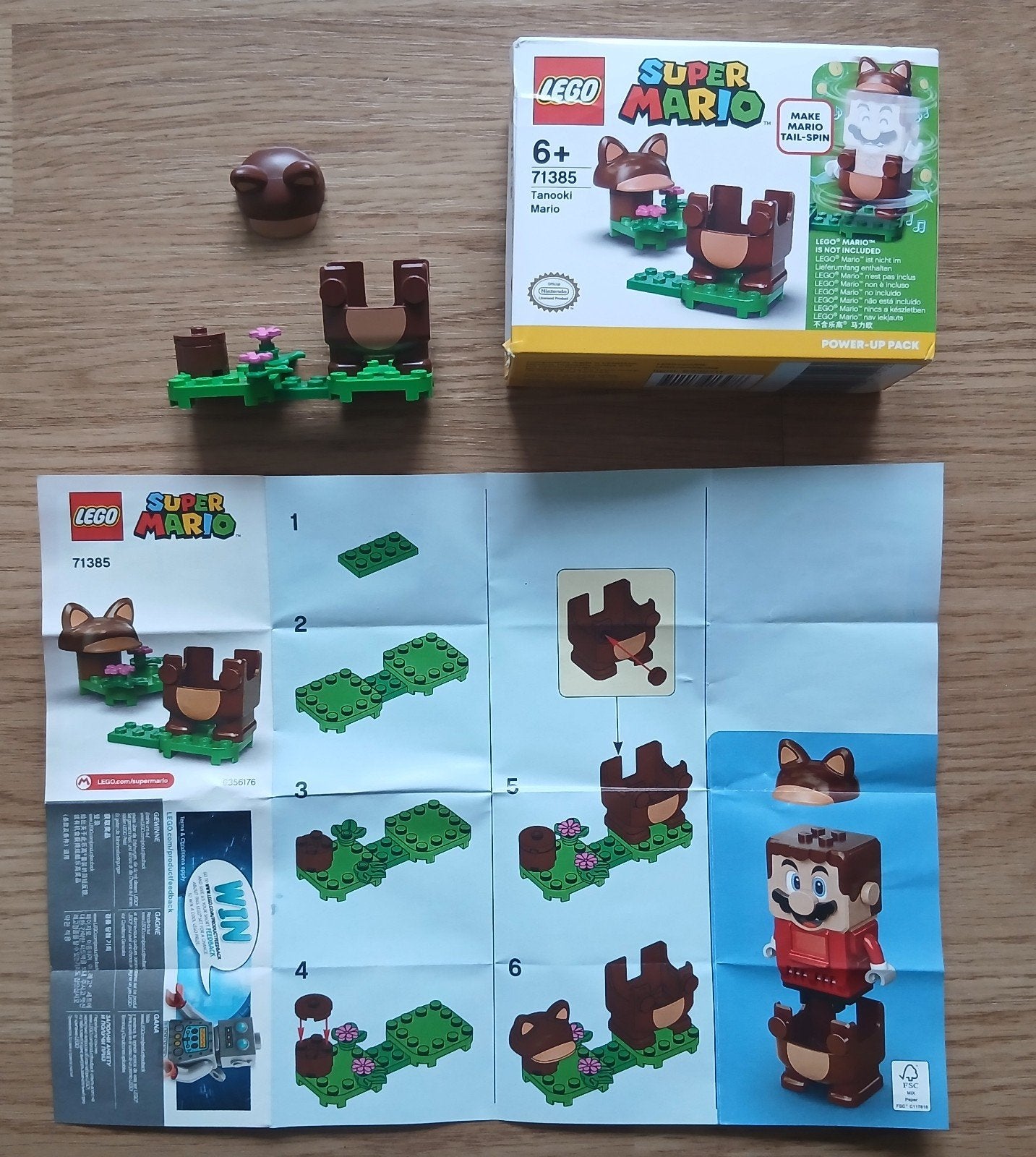 Lego Super Mario 71385 Tanooki Mario, Overige thema's, Lego, Ophalen of Verzenden, Zo goed als nieuw