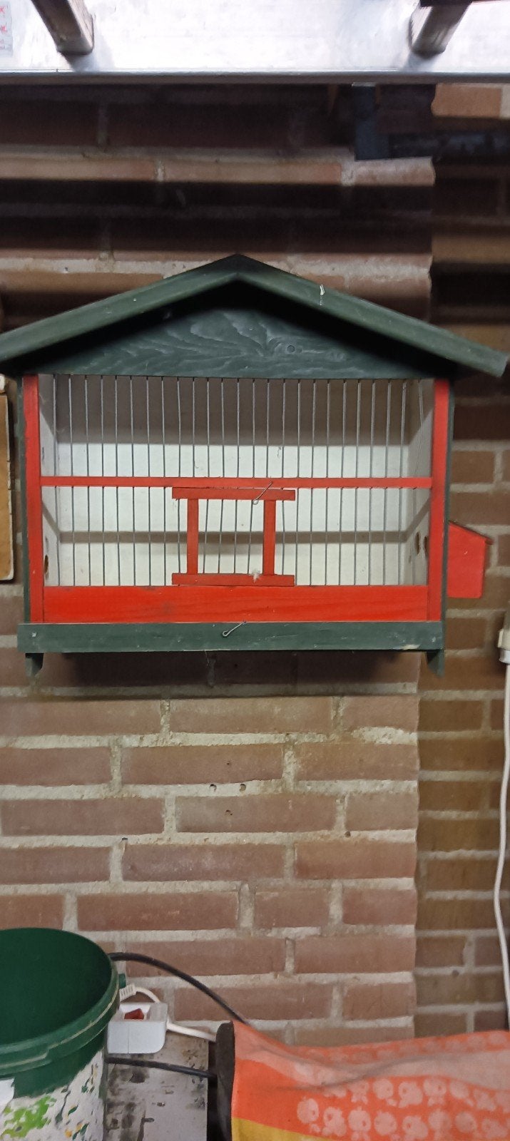 buiten kooi vinken kooi, Dieren en Toebehoren, Ophalen of Verzenden, Hout, Vogelkooi