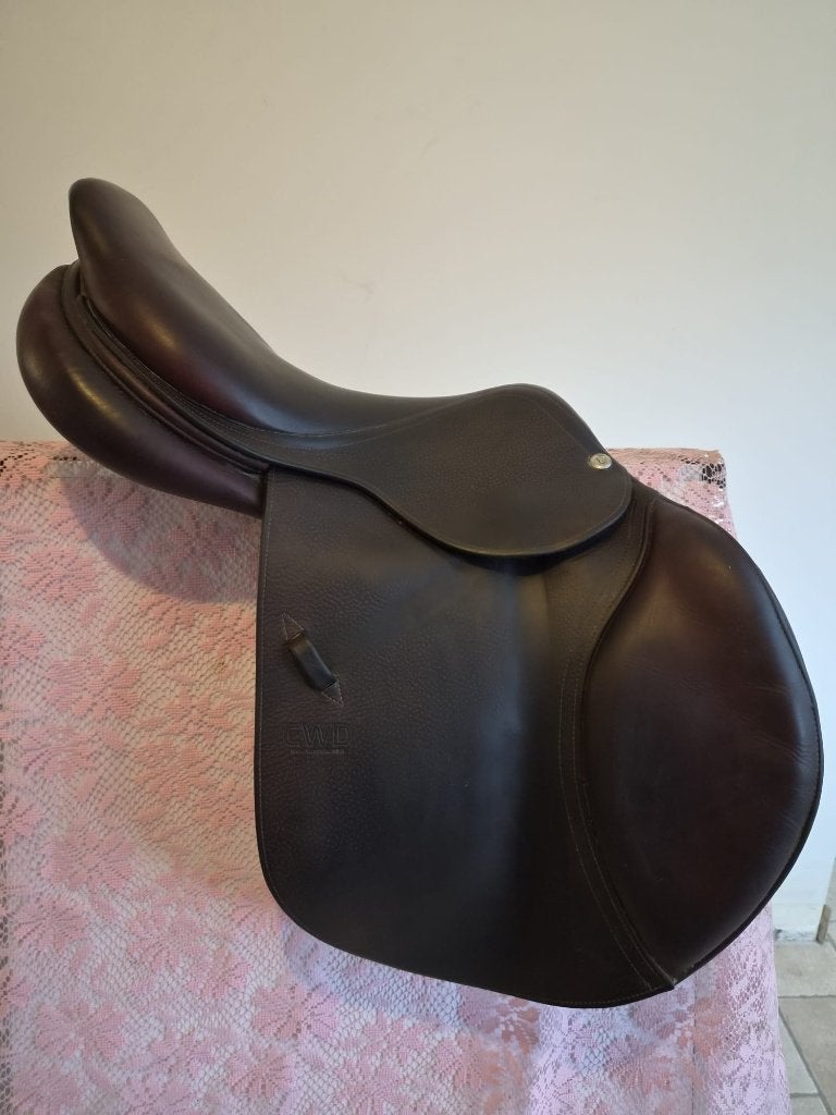 CWD SE02 springzadel 17,5 inch, wijde boom!, Dieren en Toebehoren, Ophalen, L (17.5 inch), Vlakke zit, Middel