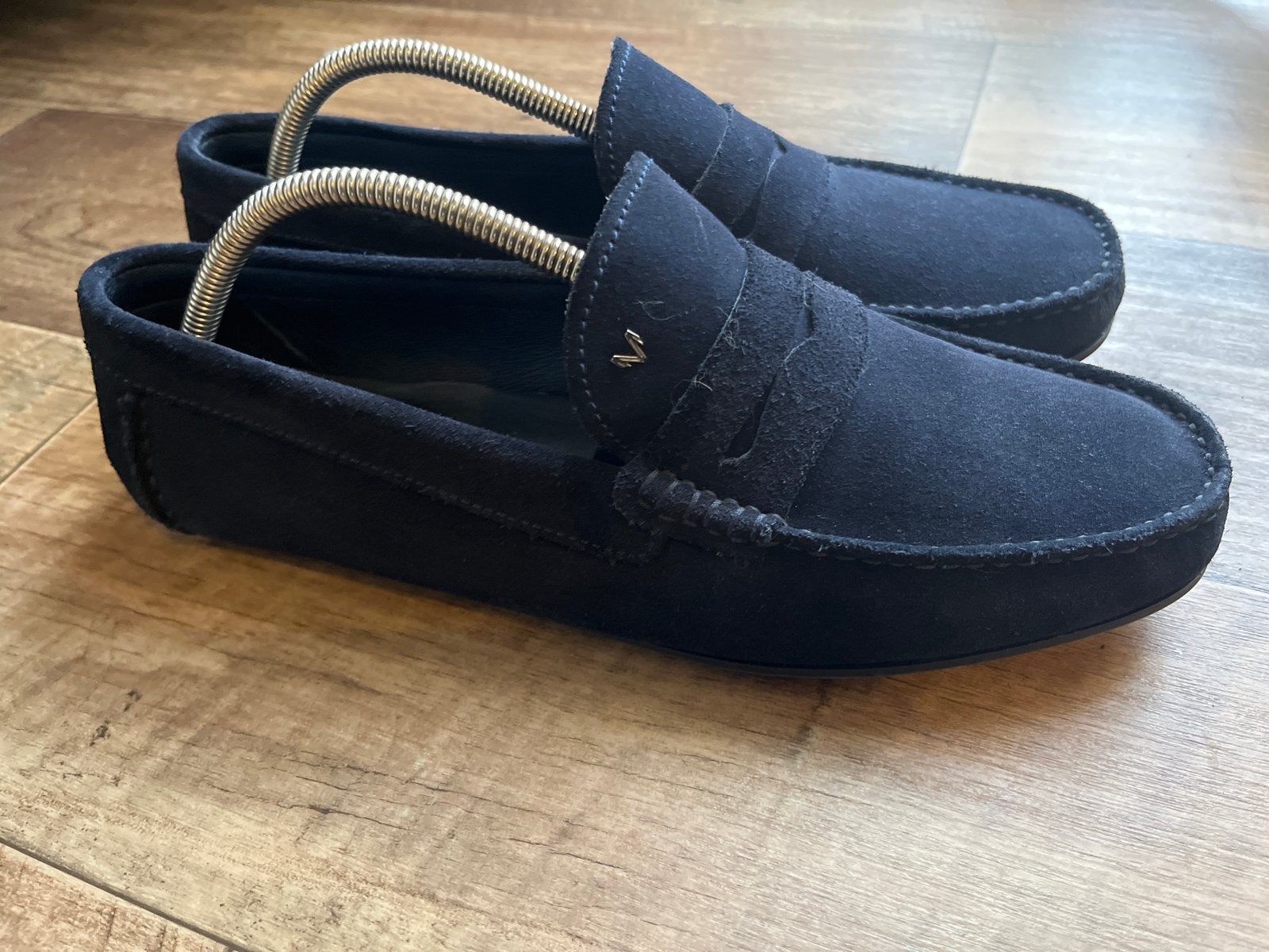 Martinelli suède loafers - Maat 43, Kleding | Heren, Loafers, Gedragen, Verzenden, Blauw