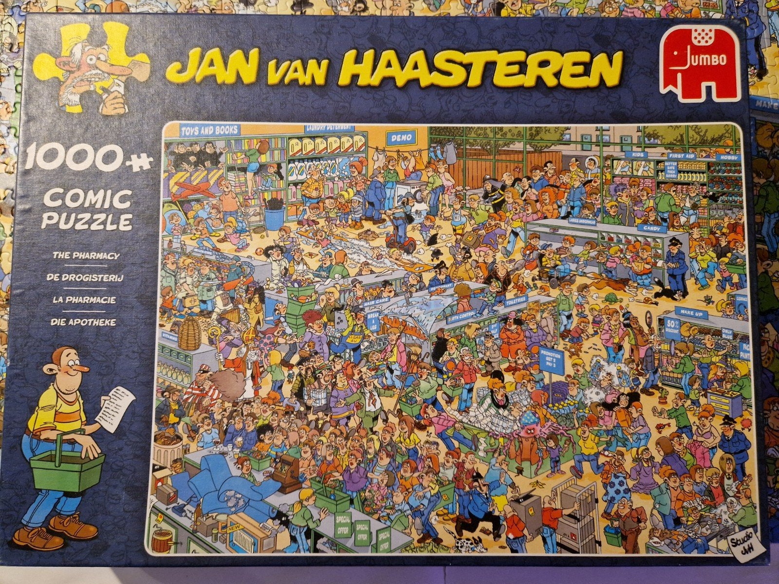 Jan van Haasteren puzzel 1000 stukjes, Ophalen of Verzenden, 500 t/m 1500 stukjes, Gebruikt