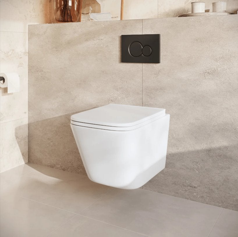 LOMAZOO Rimless Toilet met Tornado Flush & Inbouwreservoir, Ophalen, Nieuw, Toilet