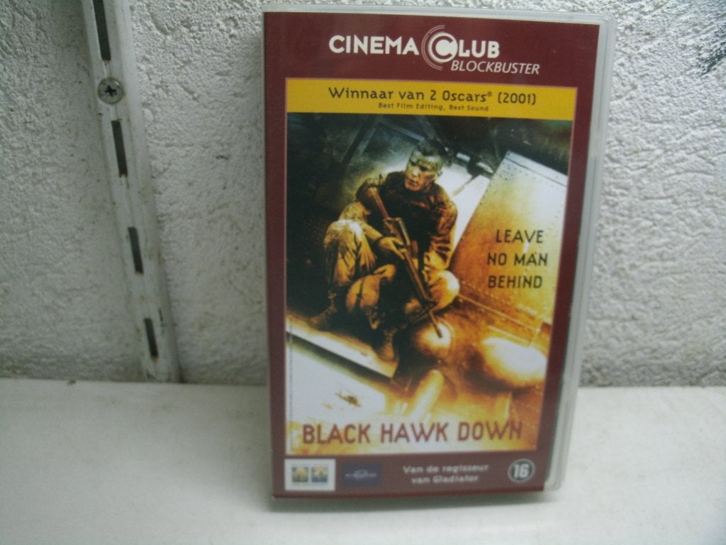 vhs 255b black hawk down, Vanaf 16 jaar, Ophalen of Verzenden, Zo goed als nieuw, Horror