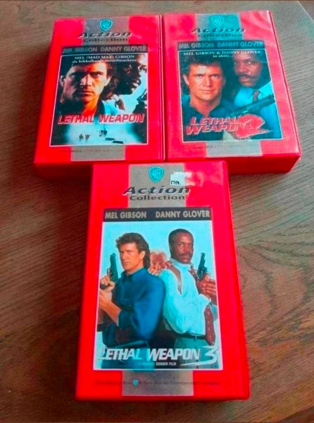 Lethal Weapon Trilogy videobanden. Action collection., Cd's en Dvd's, Gebruikt, Vanaf 16 jaar, Ophalen of Verzenden, Actie en Avontuur