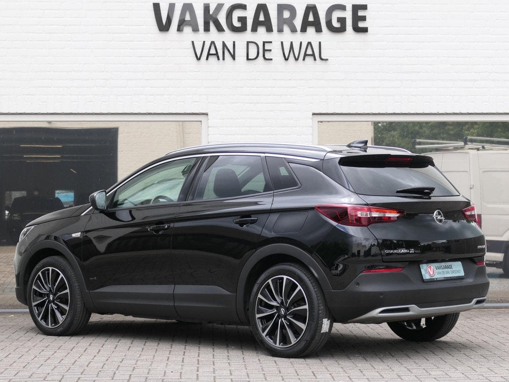 Opel Grandland X 1.6 Turbo Hybrid4 300pk Ultimate | 360°-ca, Auto's, Opel, Automaat, Euro 6, 4 cilinders, Zwart