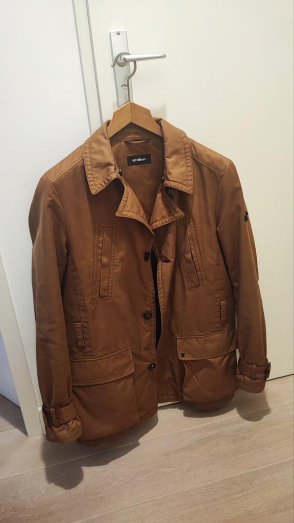 Strellson heren jas bruin maat xl, Kleding | Heren, Jassen | Zomer, Maat 52/54 (L), Strellson, Bruin, Ophalen of Verzenden