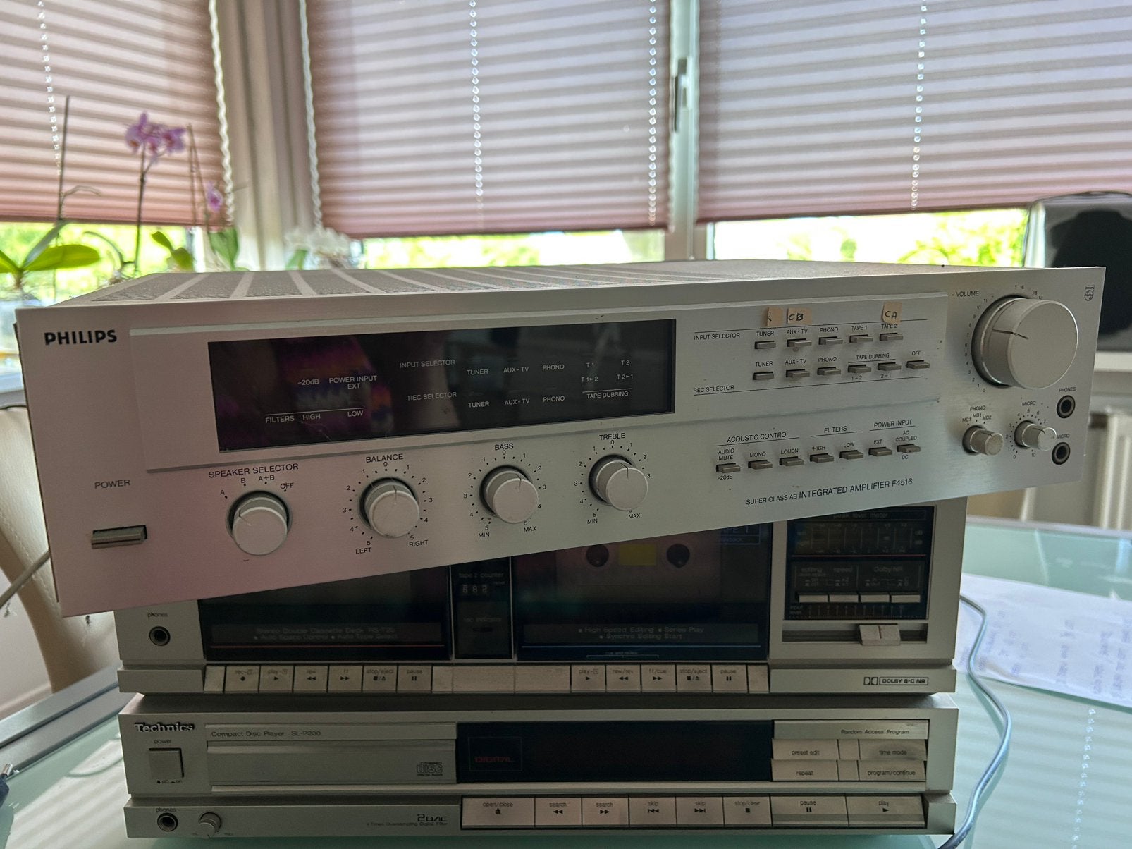 Div.  audio apparatuur Philips Technics cassette cd’s vinyl, Ophalen, Zo goed als nieuw, Overige merken